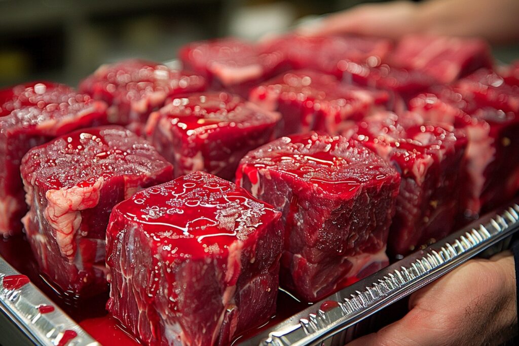 Décryptage du mystère du liquide rouge dans les barquettes de viande