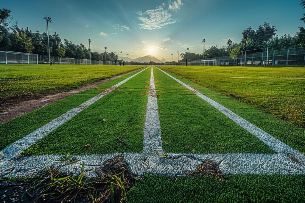 Les dimensions d’un terrain de football : tout savoir sur la longueur et la largeur